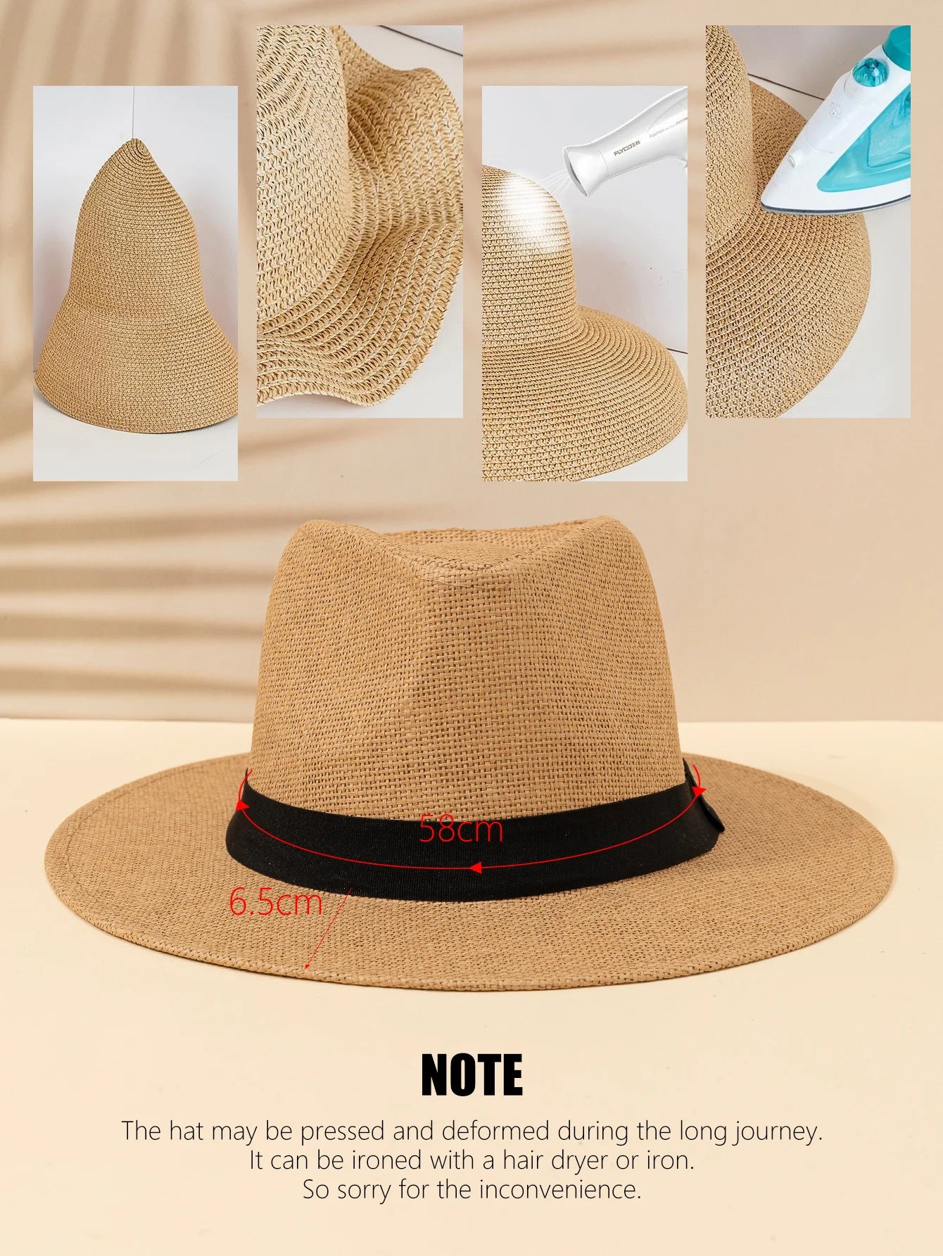 Chapeau Panama Été
