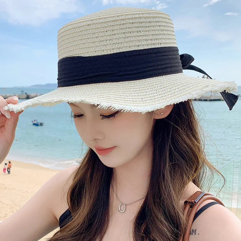 Chapeau Paille Noeud