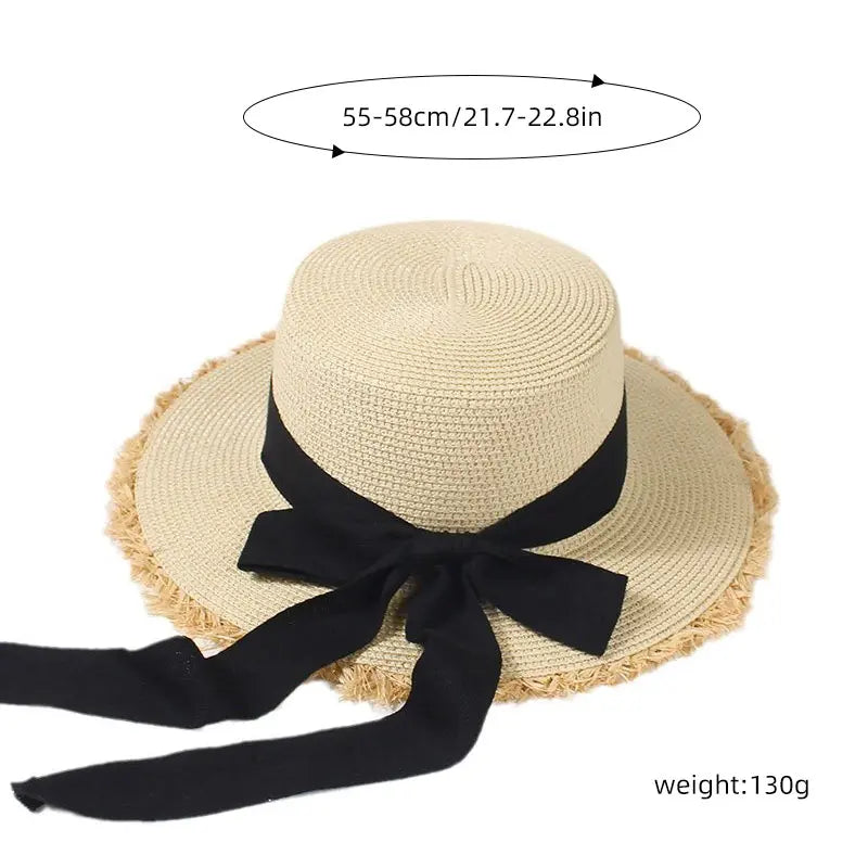 Chapeau Paille Noeud